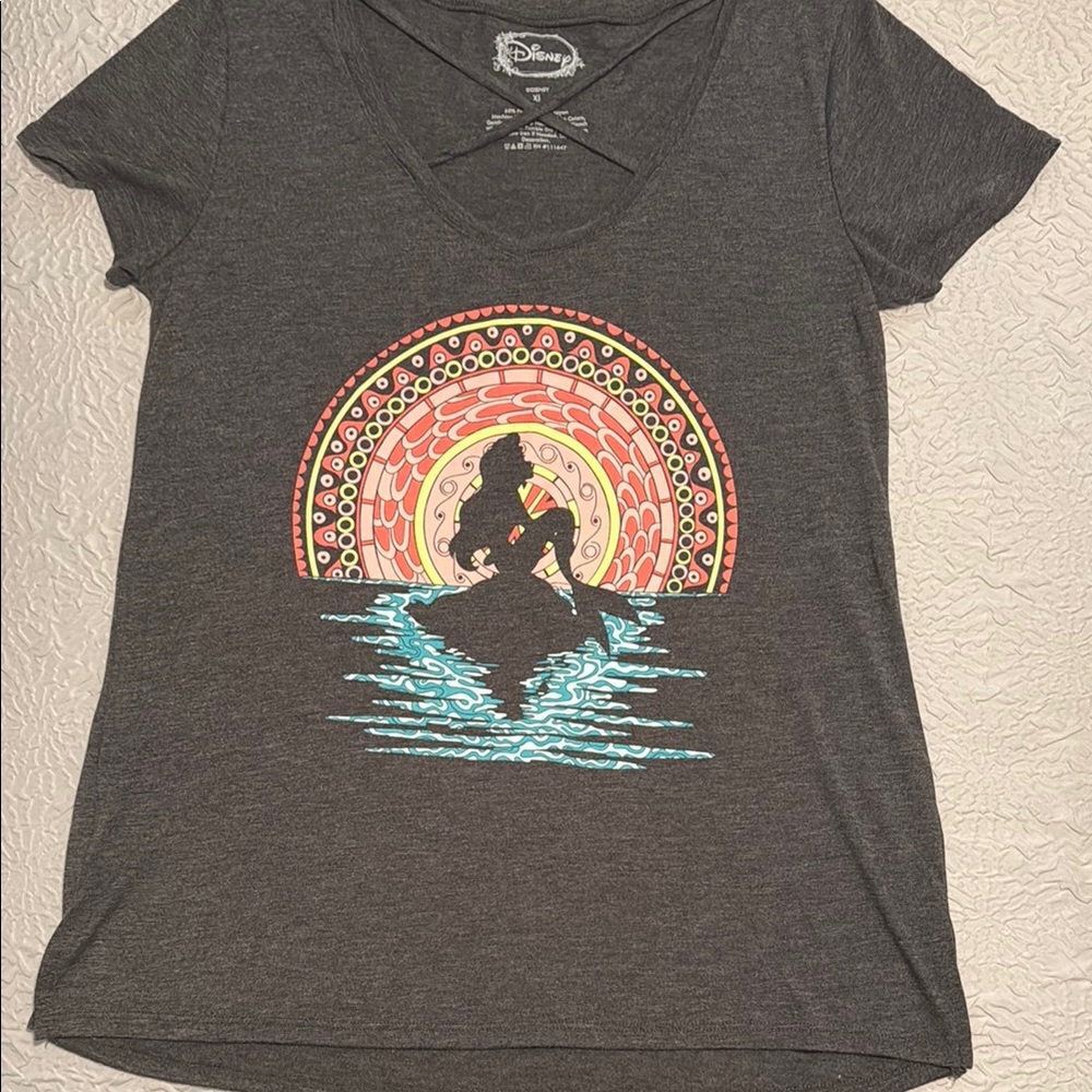 Disney Gray Graphic T-Shirt